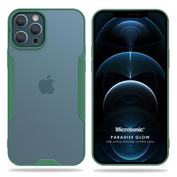 Microsonic Apple iPhone 12 Pro Max Kılıf Paradise Glow Yeşil 1