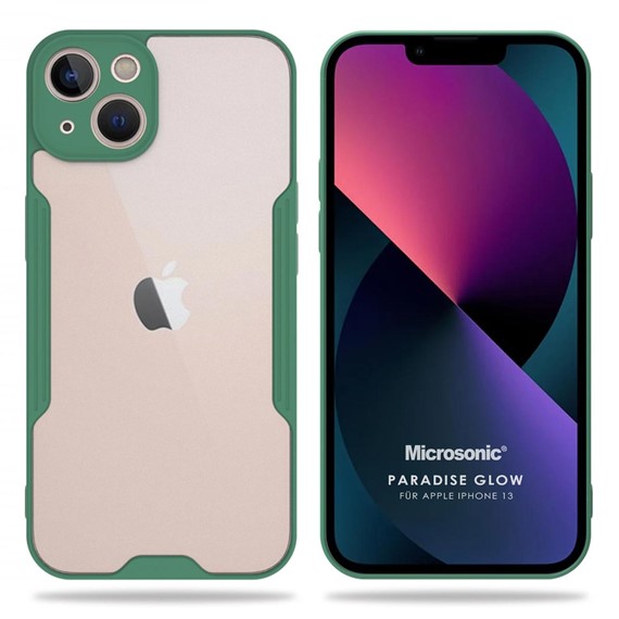 Microsonic Apple iPhone 13 Kılıf Paradise Glow Yeşil 1