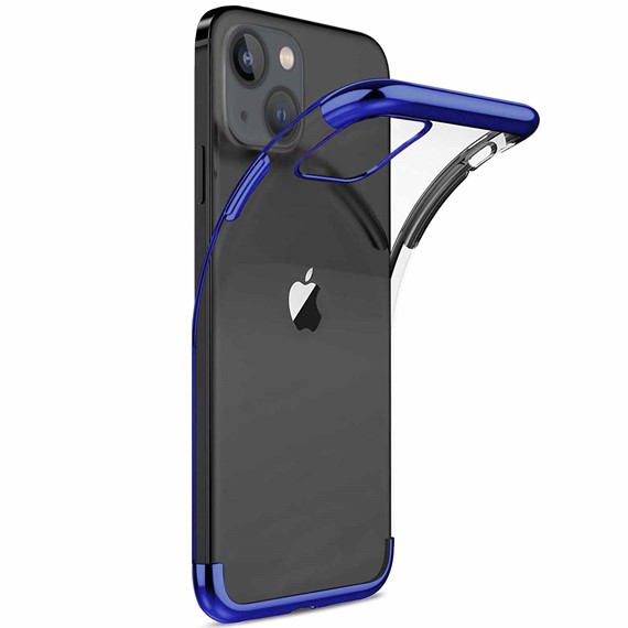 Microsonic Apple iPhone 13 Mini Kılıf Skyfall Transparent Clear Mavi 2