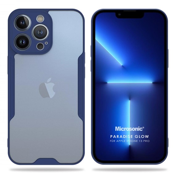Microsonic Apple iPhone 13 Pro Kılıf Paradise Glow Lacivert 1