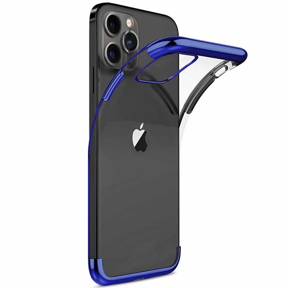 Microsonic Apple iPhone 13 Pro Max Kılıf Skyfall Transparent Clear Mavi 2