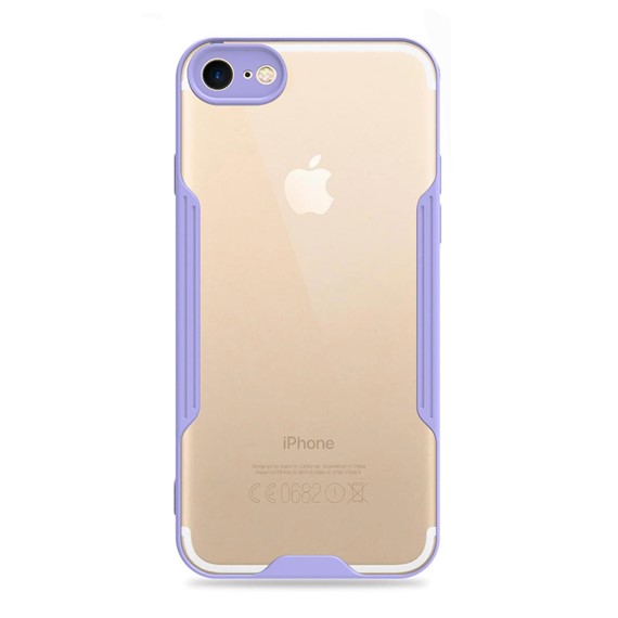 Microsonic Apple iPhone 8 Kılıf Paradise Glow Lila 2
