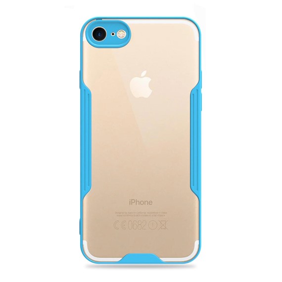 Microsonic Apple iPhone 7 Kılıf Paradise Glow Turkuaz 2