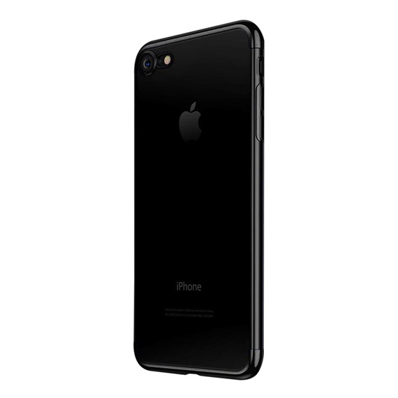 Microsonic Apple iPhone 7 Kılıf Skyfall Transparent Clear Siyah 2
