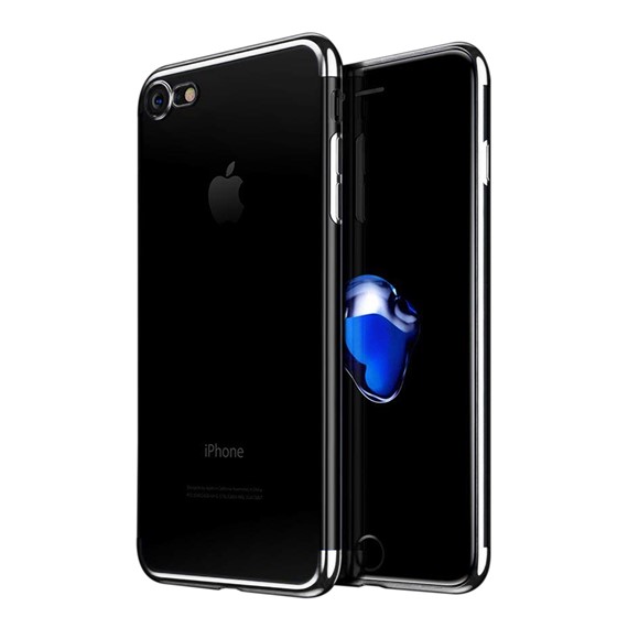 Microsonic Apple iPhone 8 Kılıf Skyfall Transparent Clear Gümüş 1