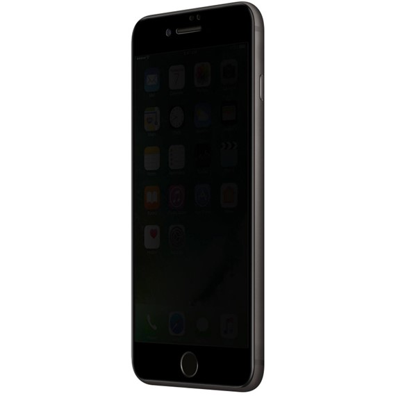 Microsonic Apple iPhone 8 Plus Privacy 5D Gizlilik Filtreli Cam Ekran Koruyucu Siyah 3
