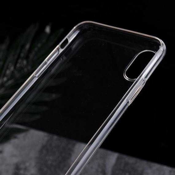 Microsonic Apple iPhone X Kılıf Transparent Soft Beyaz 3