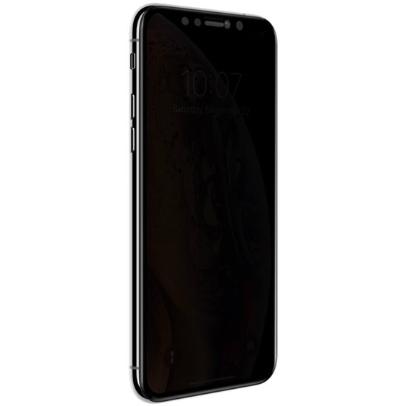 Microsonic Apple iPhone XS Max Privacy 5D Gizlilik Filtreli Cam Ekran Koruyucu Siyah 4