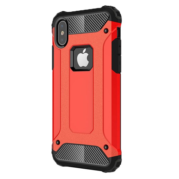 Microsonic Apple iPhone XS 5 8 Kılıf Rugged Armor Kırmızı 2