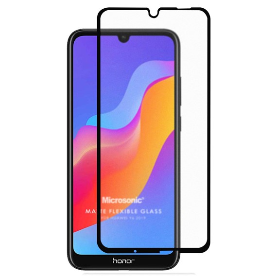 Microsonic Huawei Honor 8A Seramik Matte Flexible Ekran Koruyucu Siyah 2