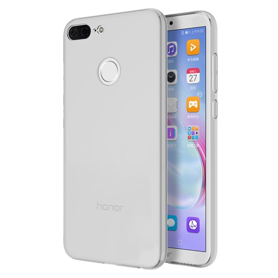 Microsonic Huawei Honor 9 Lite Kılıf Transparent Soft Beyaz 1
