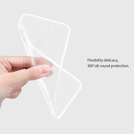 Microsonic Huawei Honor 9 Lite Kılıf Transparent Soft Beyaz 3