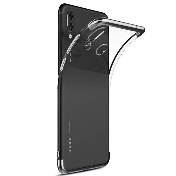Microsonic Huawei Honor Play Kılıf Skyfall Transparent Clear Gümüş 2