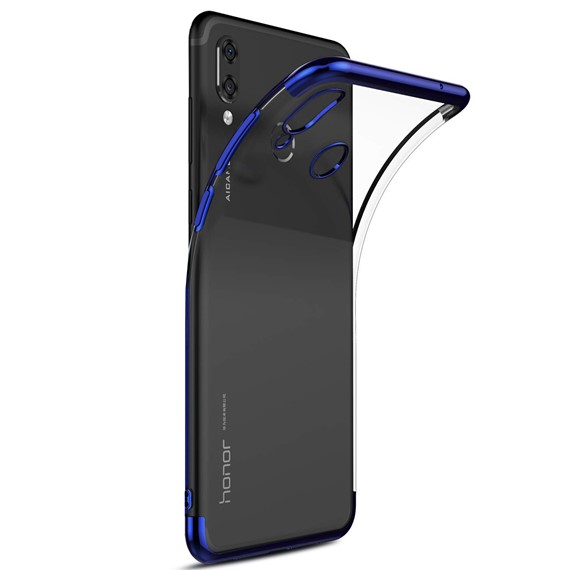 Microsonic Huawei Honor Play Kılıf Skyfall Transparent Clear Mavi 2