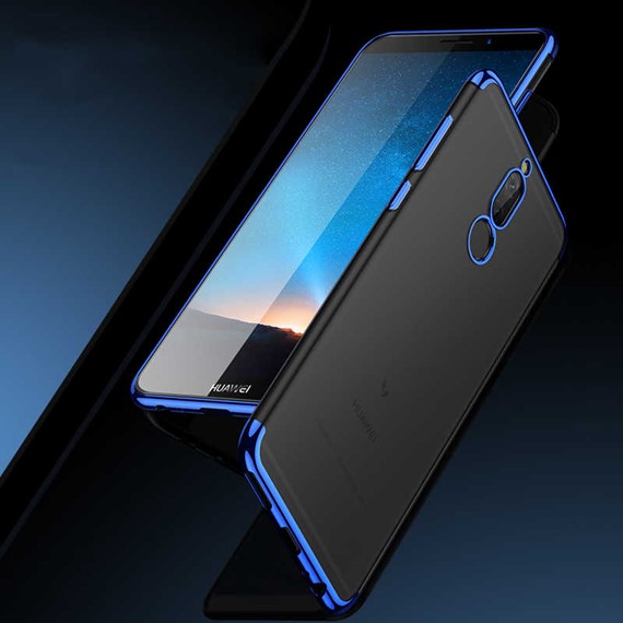Microsonic Huawei Mate 10 Lite Kılıf Skyfall Transparent Clear Siyah 5