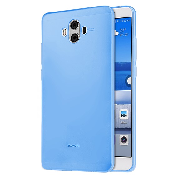 Microsonic Huawei Mate 10 Transparent Soft Kılıf Mavi 1