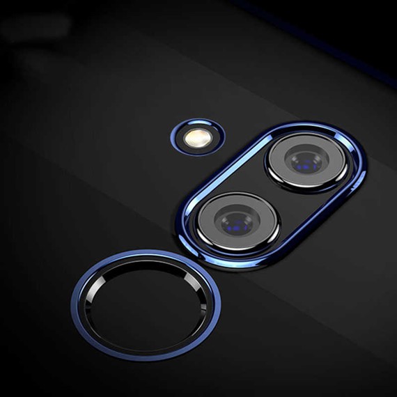 Microsonic Huawei Mate 20 Lite Kılıf Skyfall Transparent Clear Siyah 5