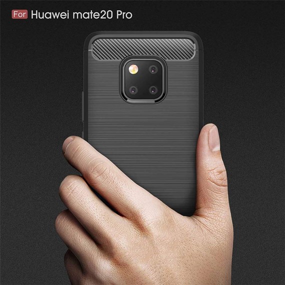 Microsonic Huawei Mate 20 Pro Kılıf Room Silikon Siyah 5
