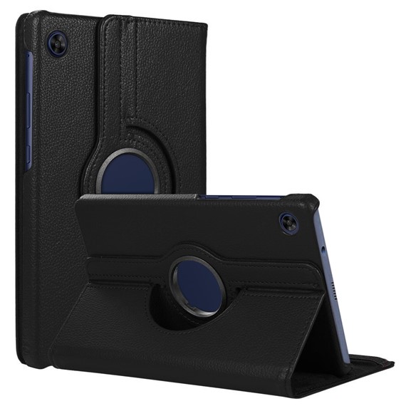 Microsonic Huawei MatePad T10 Kılıf 360 Rotating Stand Deri Siyah 1