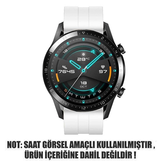 Microsonic Samsung Galaxy Watch 5 Pro 45mm Kordon Silicone RapidBands Beyaz 2
