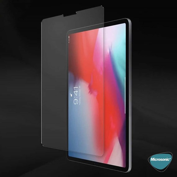Microsonic Apple iPad Pro 11 2018 A1980-A2013-A1934-A1979 Matte Nano Glass Cam Ekran Koruyucu 6