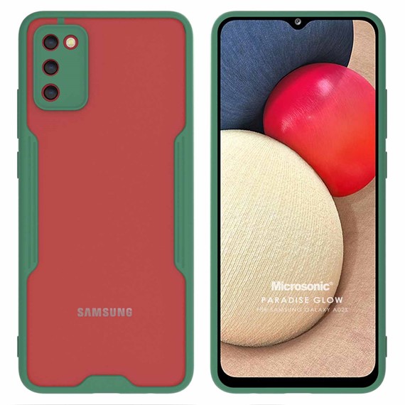 Microsonic Samsung Galaxy A02S Kılıf Paradise Glow Yeşil 1