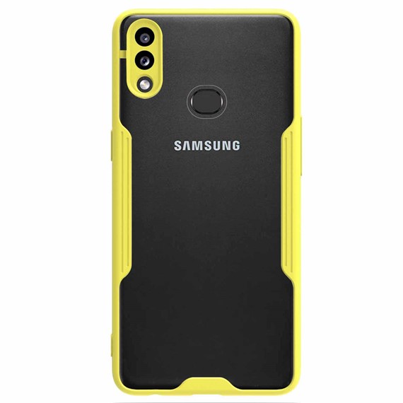 Microsonic Samsung Galaxy A10S Kılıf Paradise Glow Sarı 2
