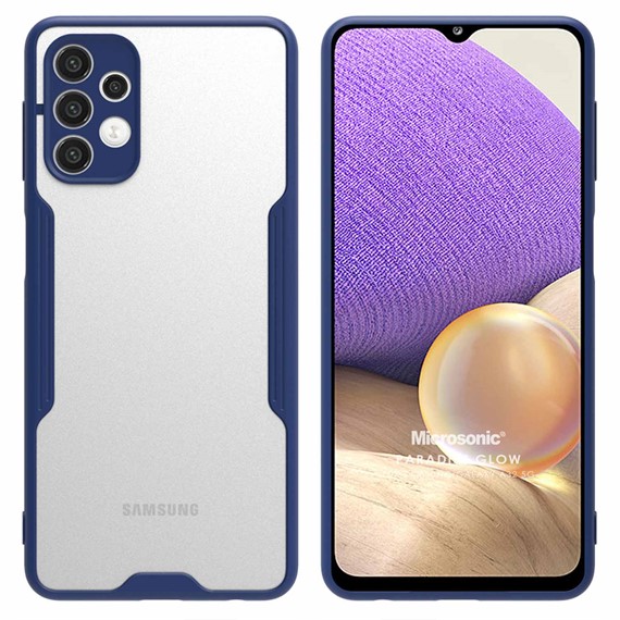 Microsonic Samsung Galaxy A32 5G Kılıf Paradise Glow Lacivert 1
