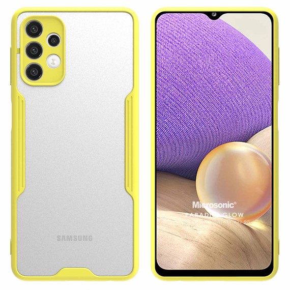 Microsonic Samsung Galaxy A32 5G Kılıf Paradise Glow Sarı 1