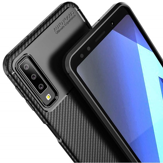 Microsonic Samsung Galaxy A7 2018 Kılıf Legion Series Siyah 5