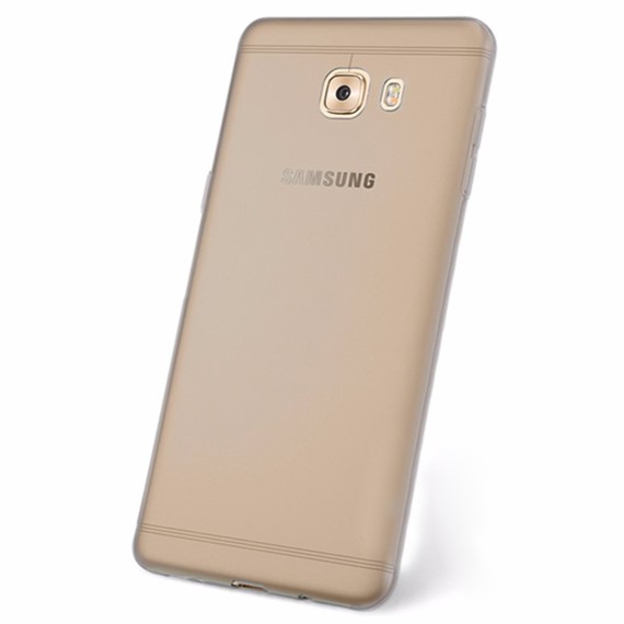 Microsonic Samsung Galaxy C5 Pro Kılıf Transparent Soft Beyaz 3