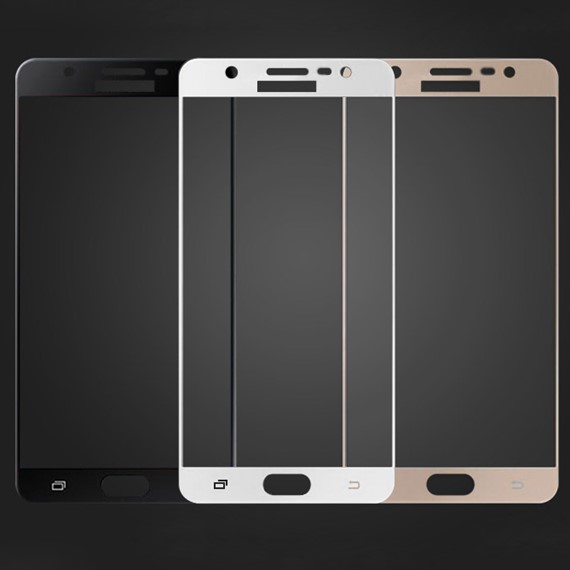 Microsonic Samsung Galaxy J7 Max Tam Kaplayan Temperli Cam Ekran koruyucu Kırılmaz Film Siyah 2