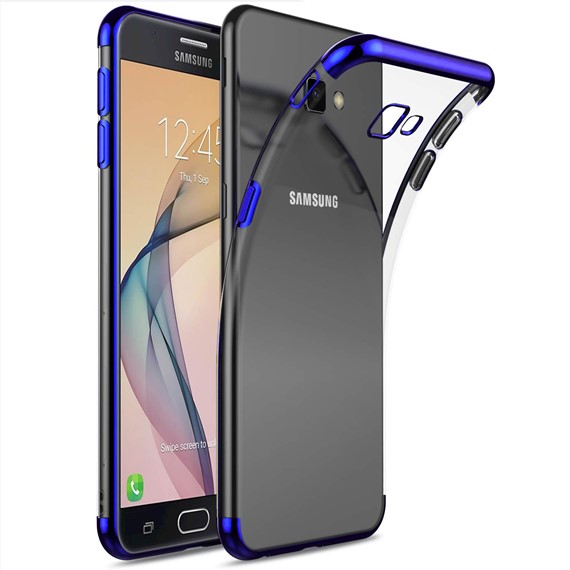 Microsonic Samsung Galaxy J7 Prime Kılıf Skyfall Transparent Clear Mavi 1