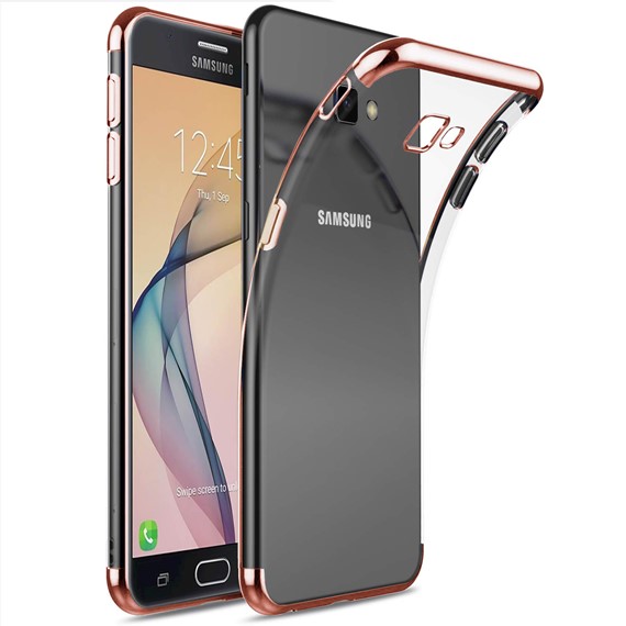Microsonic Samsung Galaxy J7 Prime 2 Kılıf Skyfall Transparent Clear Rose Gold 1
