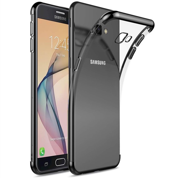 Microsonic Samsung Galaxy J7 Prime 2 Kılıf Skyfall Transparent Clear Siyah 1