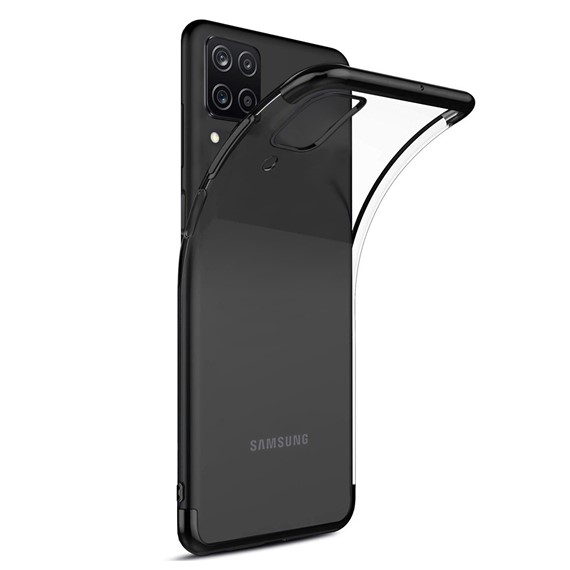 Microsonic Samsung Galaxy M12 Kılıf Skyfall Transparent Clear Siyah 2