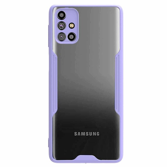 Microsonic Samsung Galaxy M51 Kılıf Paradise Glow Lila 2