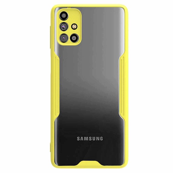 Microsonic Samsung Galaxy M51 Kılıf Paradise Glow Sarı 2