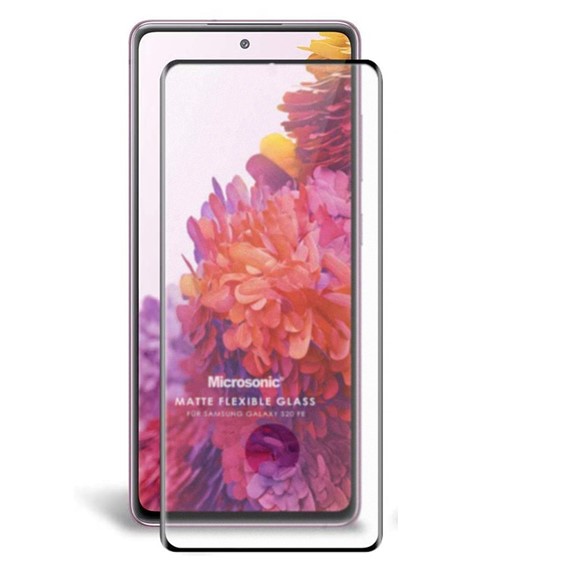 Microsonic Samsung Galaxy S20 FE Seramik Matte Flexible Ekran Koruyucu Siyah 2