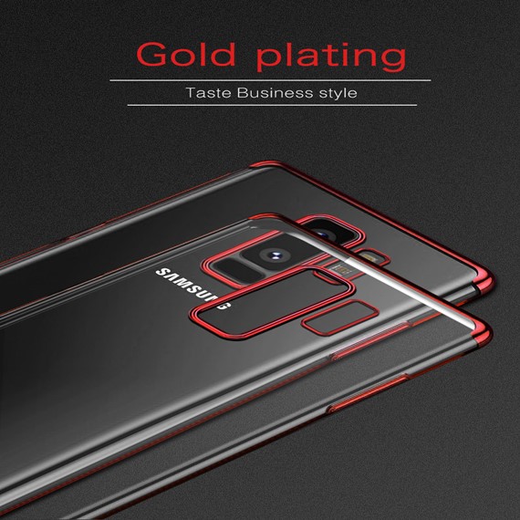 Microsonic Samsung Galaxy S9 Kılıf Skyfall Transparent Clear Rose Gold 5