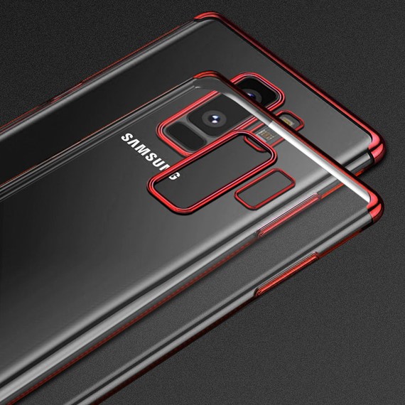 Microsonic Samsung Galaxy S9 Plus Kılıf Skyfall Transparent Clear Siyah 5