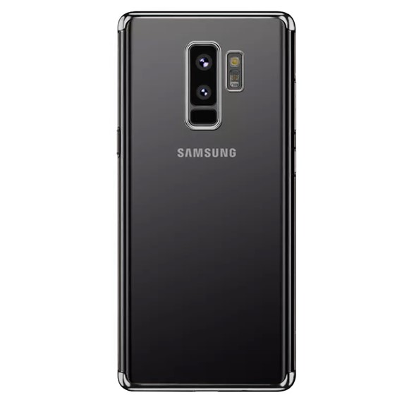 Microsonic Samsung Galaxy S9 Plus Kılıf Skyfall Transparent Clear Gümüş 2