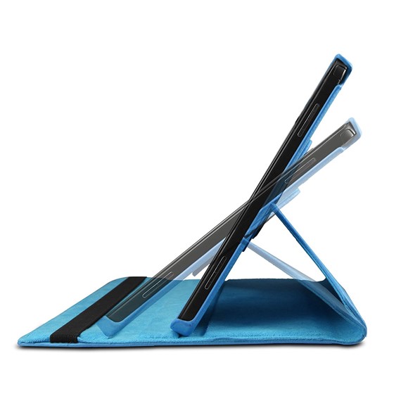 Microsonic Samsung Galaxy Tab A 10 1 P580 Kılıf 360 Rotating Stand Deri Mavi 4