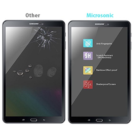 Microsonic Samsung Galaxy Tab A 10 1 T580 Temperli Cam Ekran koruyucu Kırılmaz film 2