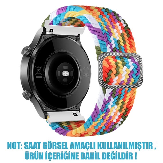 Microsonic Samsung Galaxy Watch 6 Classic 43mm Kordon Braided Loop Band Pride Edition 2