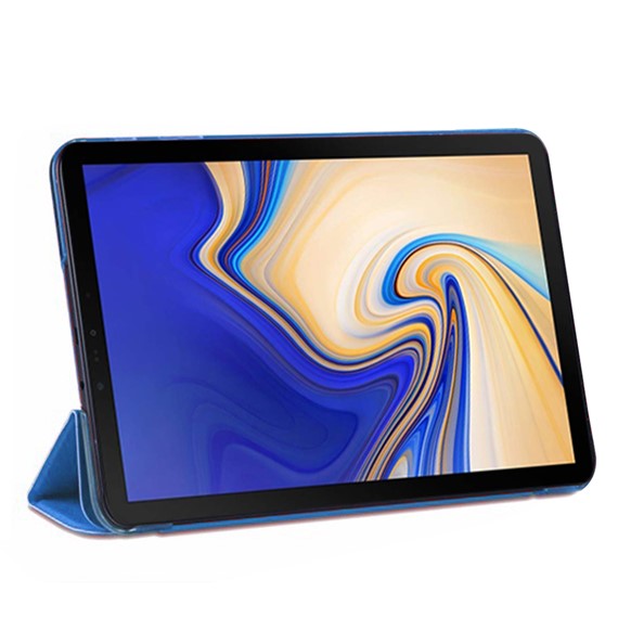 Microsonic Samsung Galaxy Tab A 10 5 T590 Smart Case ve arka Kılıf Mavi 2