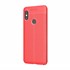 Microsonic Xiaomi Redmi Note 5 Pro Kılıf Deri Dokulu Silikon Kırmızı 2