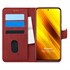 Microsonic Xiaomi Poco X3 NFC Kılıf Fabric Book Wallet Kırmızı 1