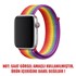 Microsonic Apple Watch Series 3 38mm Hasırlı Kordon Woven Pride Edition 2
