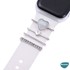 Microsonic Apple Watch Ultra Kordon Süsü Charm İnci Kalp Gümüş 2